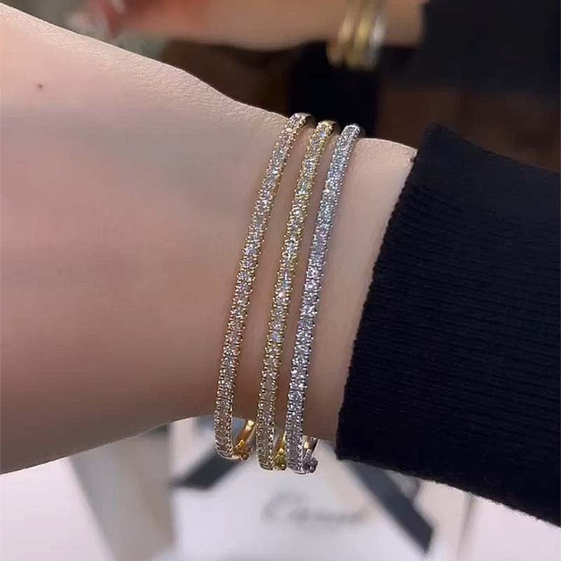 Timeless Round Cut Tennis Bracelet For Women