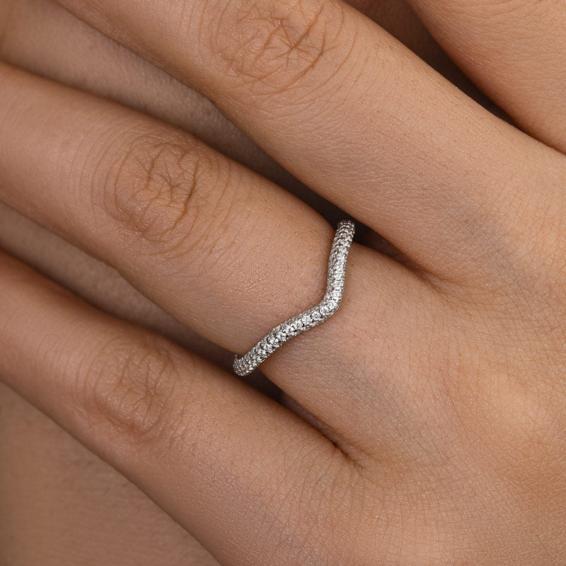 Special Pave Women's Wedding Band