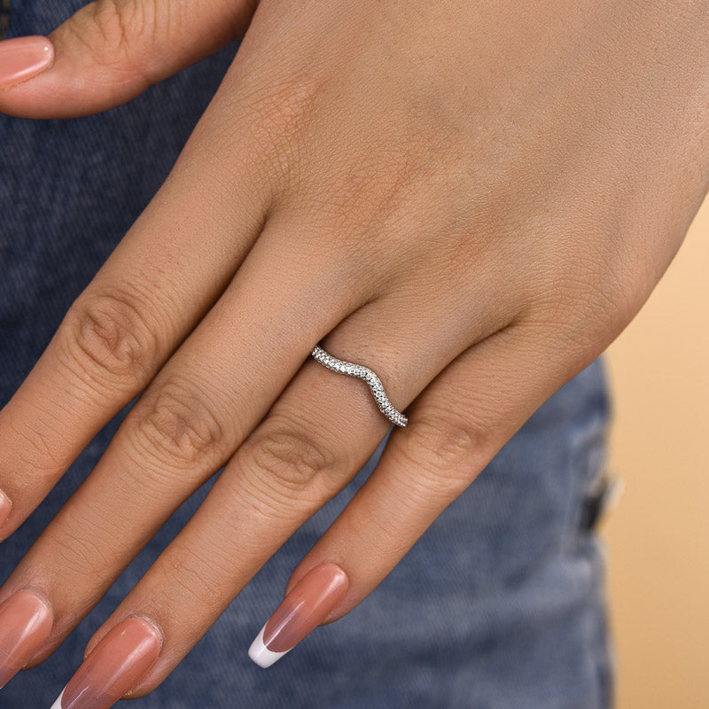 Special Pave Women's Wedding Band