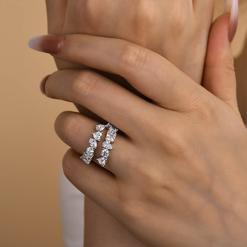 Ahabobo Special Open Design Wedding Band