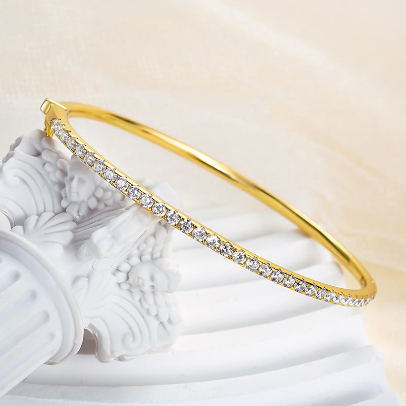 Timeless Round Cut Tennis Bracelet For Women