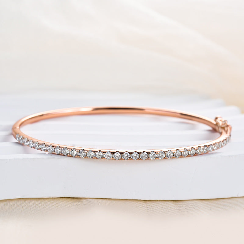 Timeless Round Cut Tennis Bracelet For Women