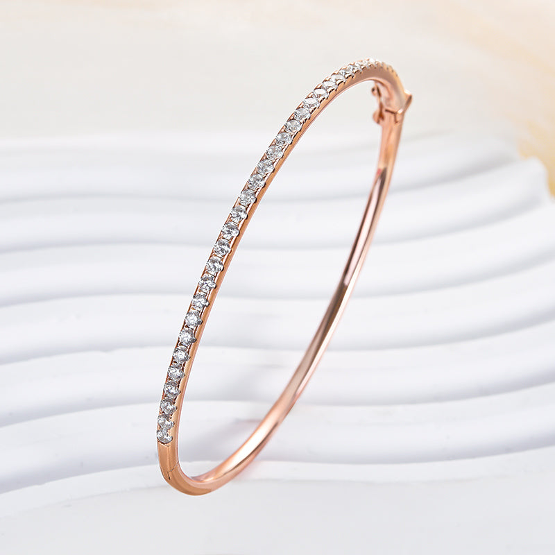 Timeless Round Cut Tennis Bracelet For Women