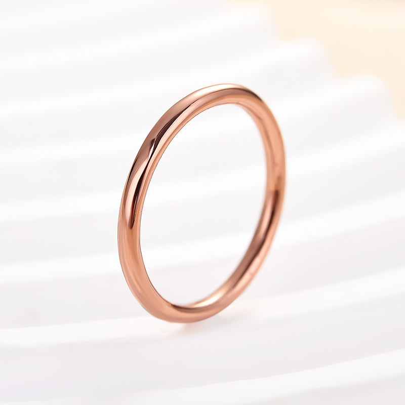 Simple Wedding Band For Women In Sterling Silver