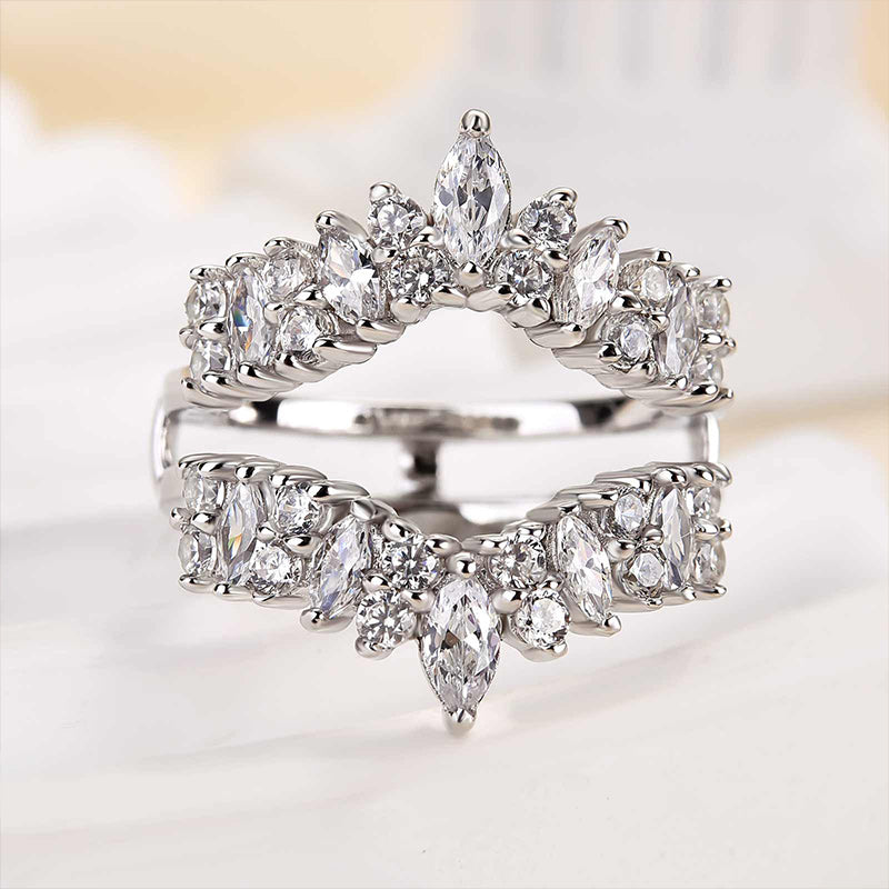 Ahabobo Unique Jacket Wedding Band For Women
