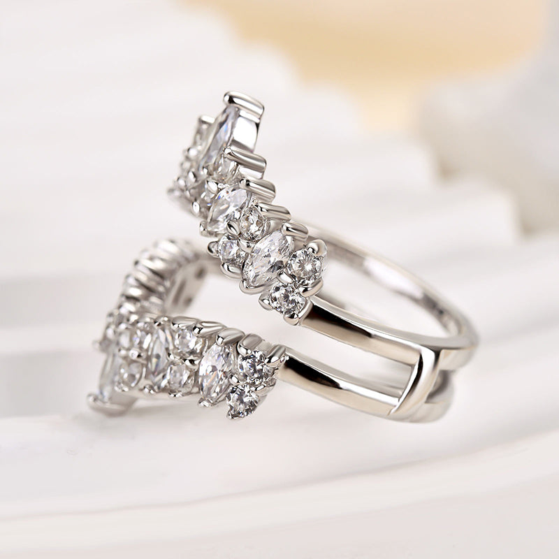 Ahabobo Unique Jacket Wedding Band For Women