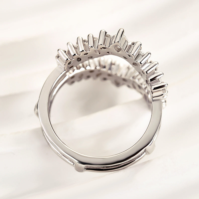 Ahabobo Unique Jacket Wedding Band For Women