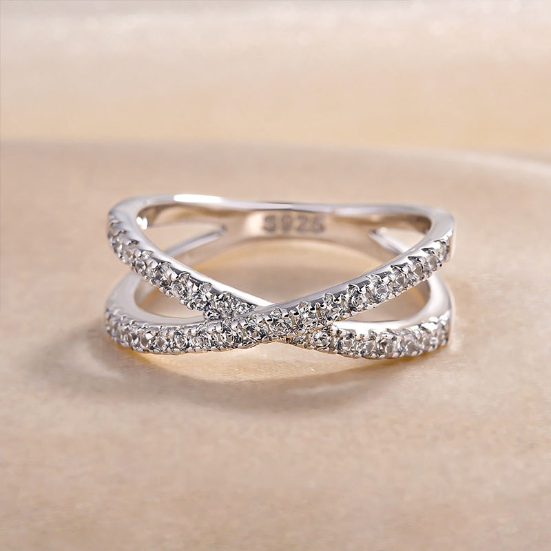 Ahabobo X Criss Cross Wedding Band