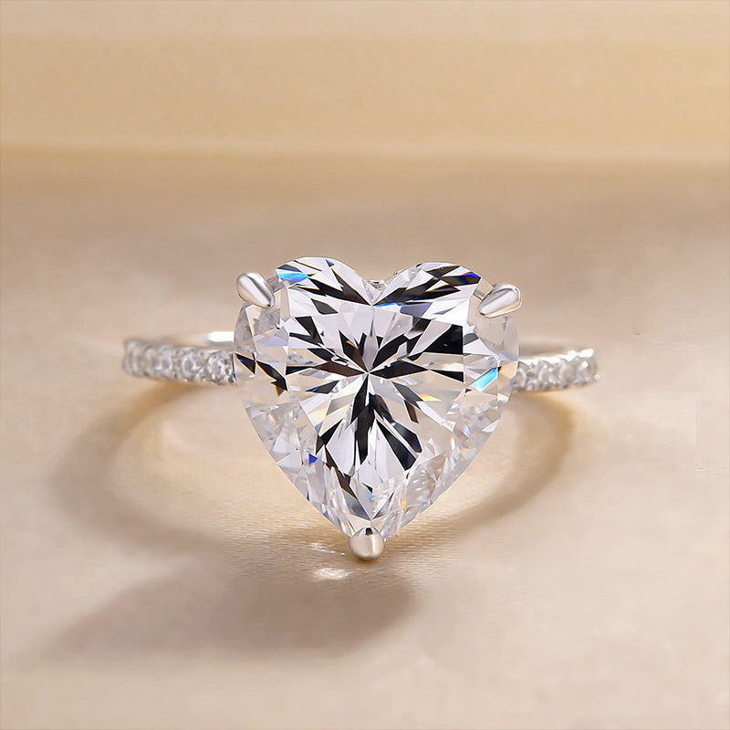 Elegant Heart Cut 2PC Jewelry Set