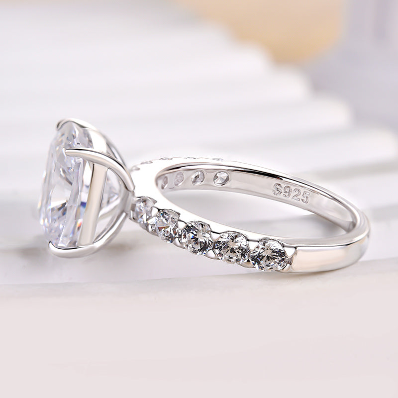 Honorable Cushion Cut Engagement Ring