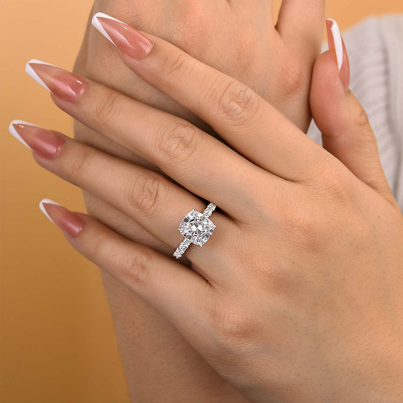 Honorable Cushion Cut Engagement Ring