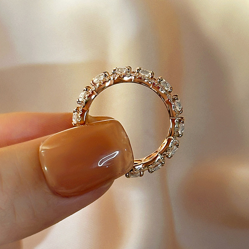 Luxurious Halo Cushion Cut Wide Wedding Band For Women In Sterling Silver