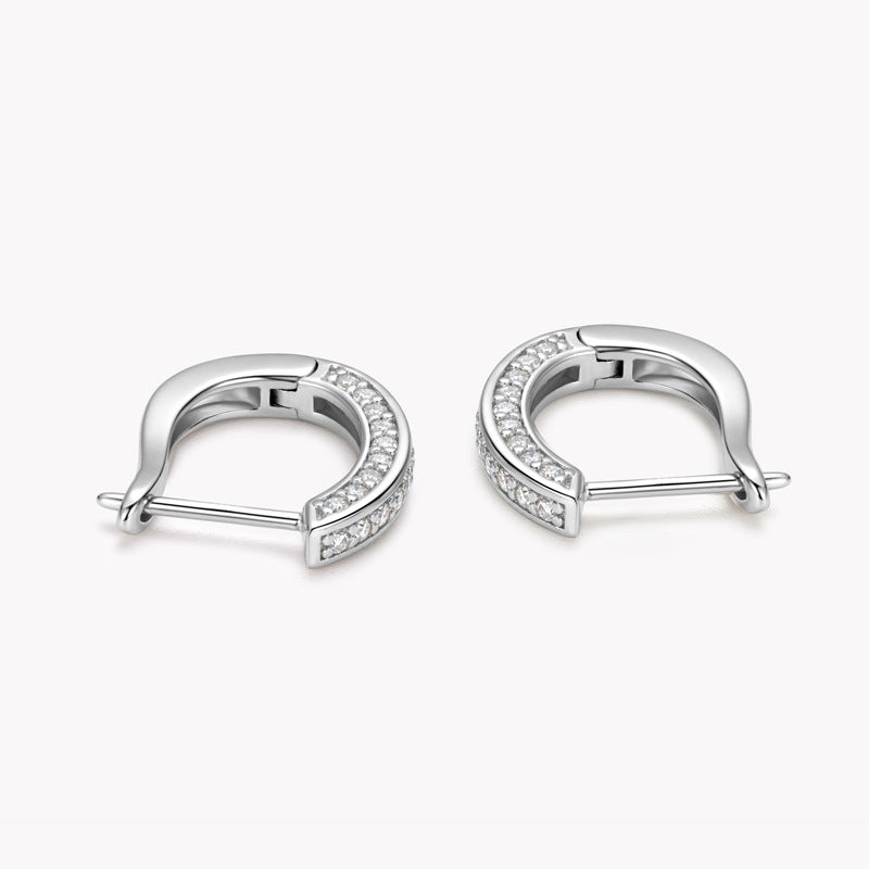 0.2Ct Moissanite Fashion Design Stud Earrings