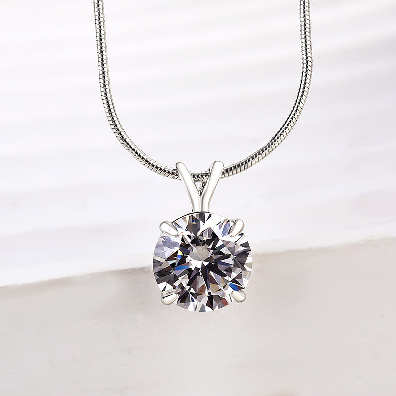 3.0Ct Classic Round Cut Necklace