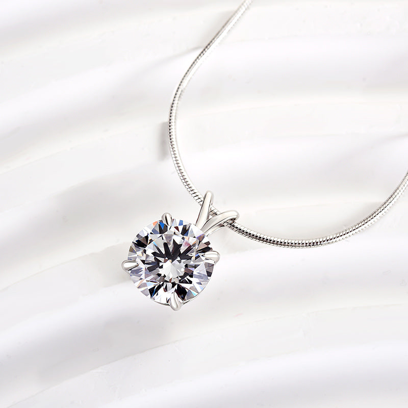 3.0Ct Classic Round Cut Necklace