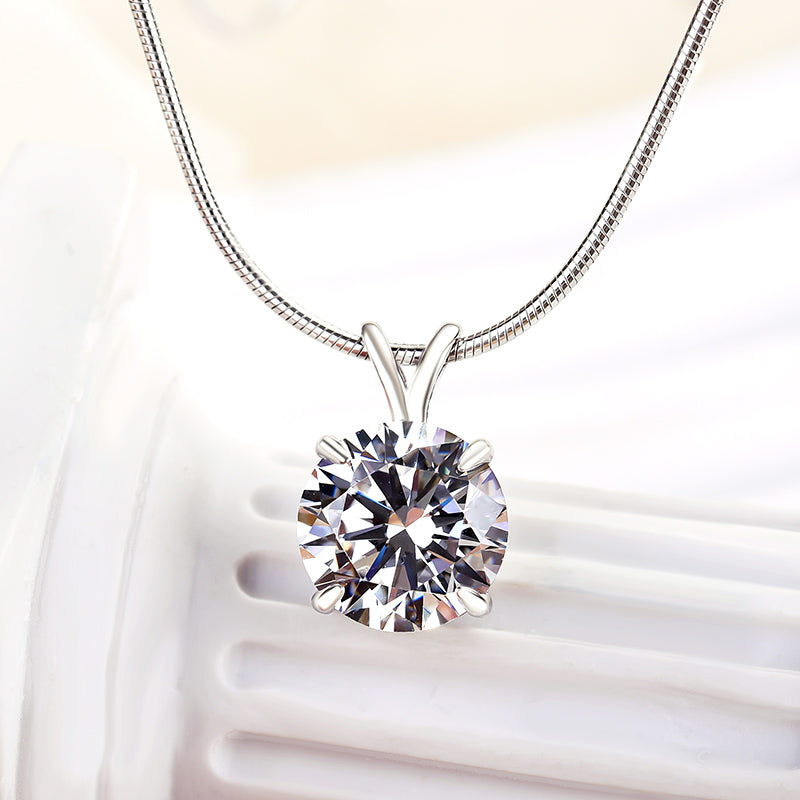 3.0Ct Classic Round Cut Necklace