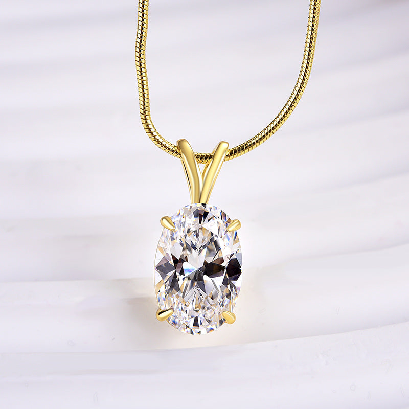 Ahabobo Excellent Oval Cut 2PC Jewelry Set