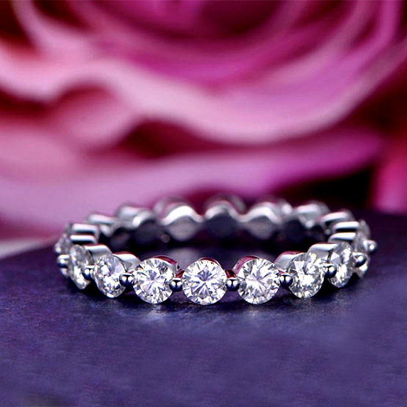Noble Cushion Cut 5PC Wedding Band Set