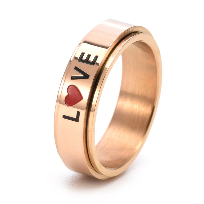 Personalized LOVE Tungsten Ring Anniversary Rings For Men