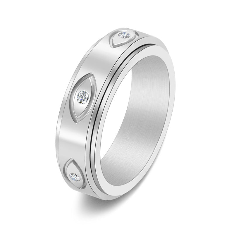 the Eye of God Tungsten Ring For Men