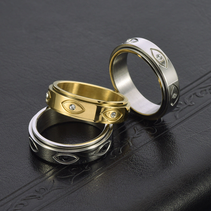 the Eye of God Tungsten Ring For Men