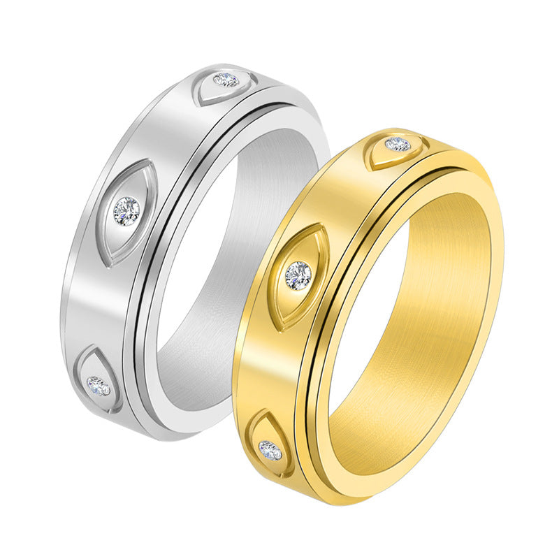 the Eye of God Tungsten Ring For Men