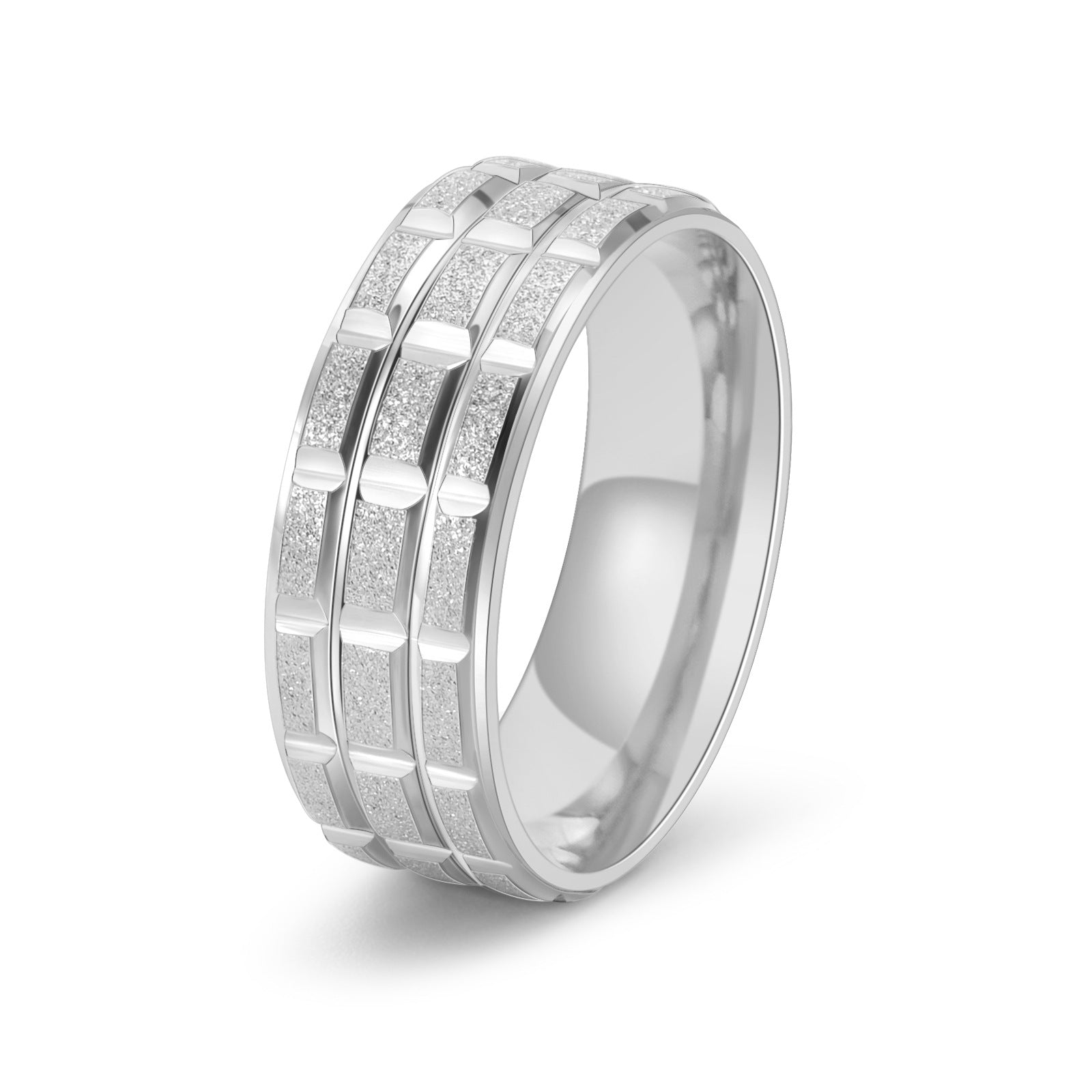 Matte Punk Tungsten Ring For Men