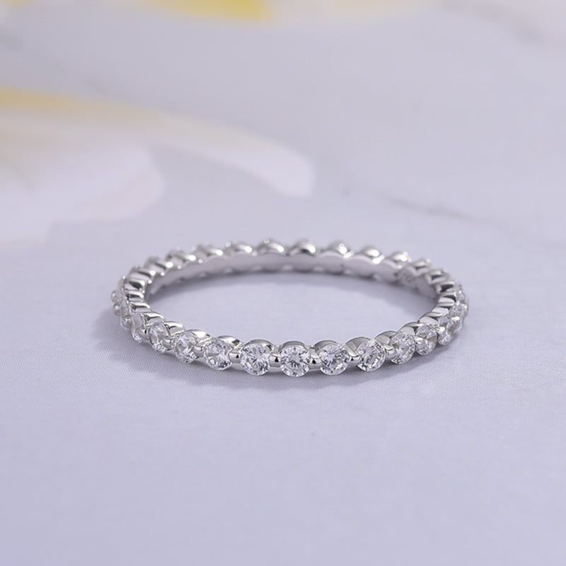 Stunning Cushion Cut 3PC Wedding Ring Set In Sterling Silver