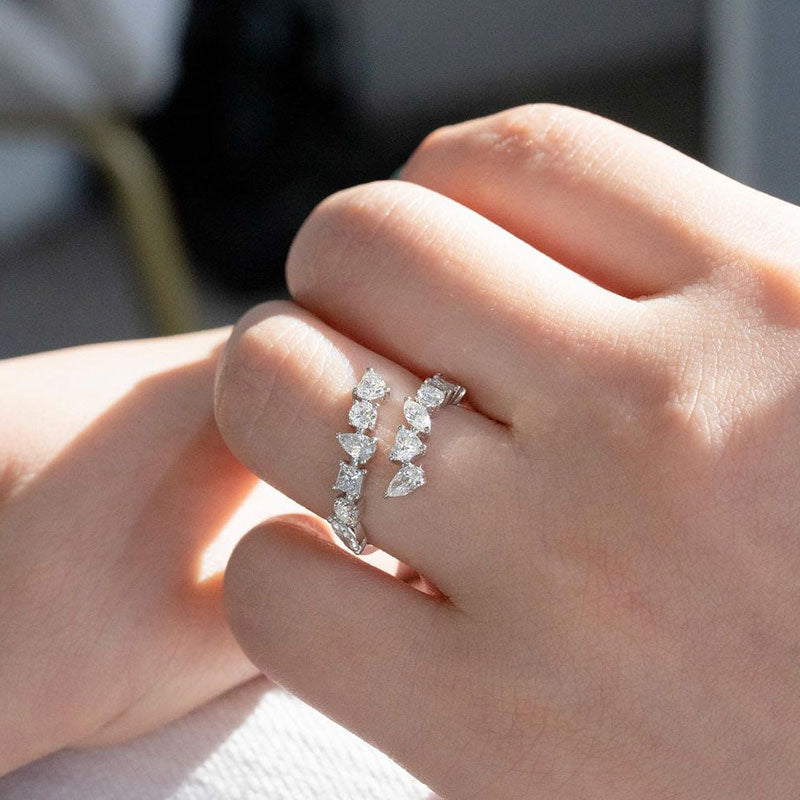 Ahabobo Special Open Design Wedding Band