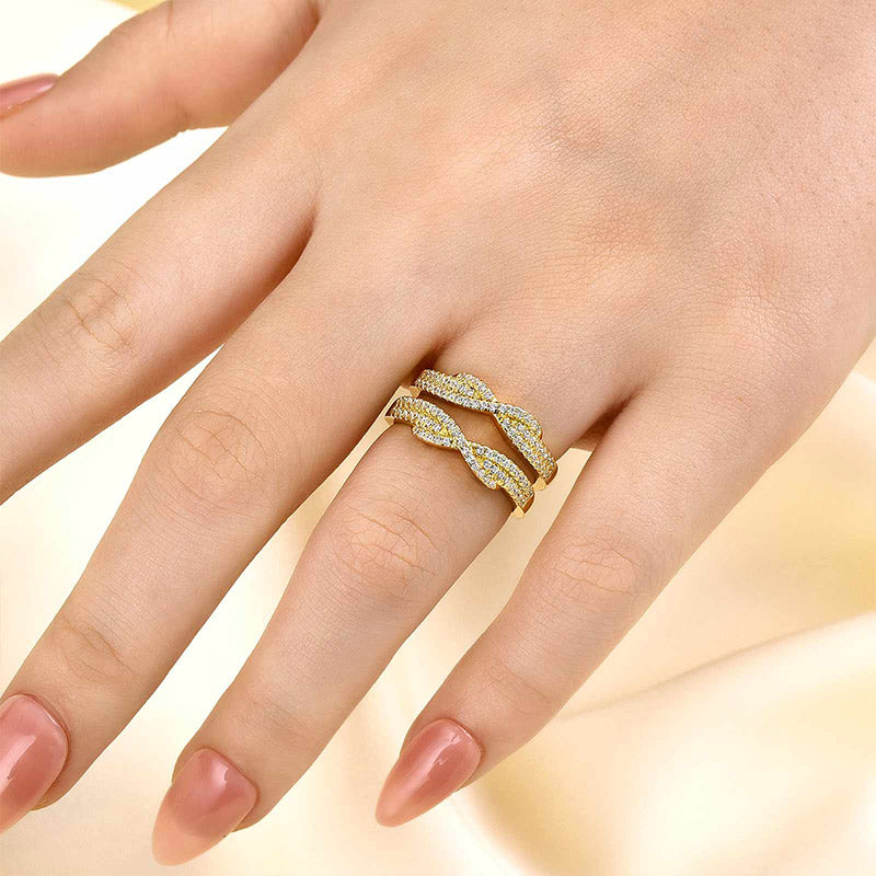 Ahabobo Special Round Cut Jacket Wedding Band