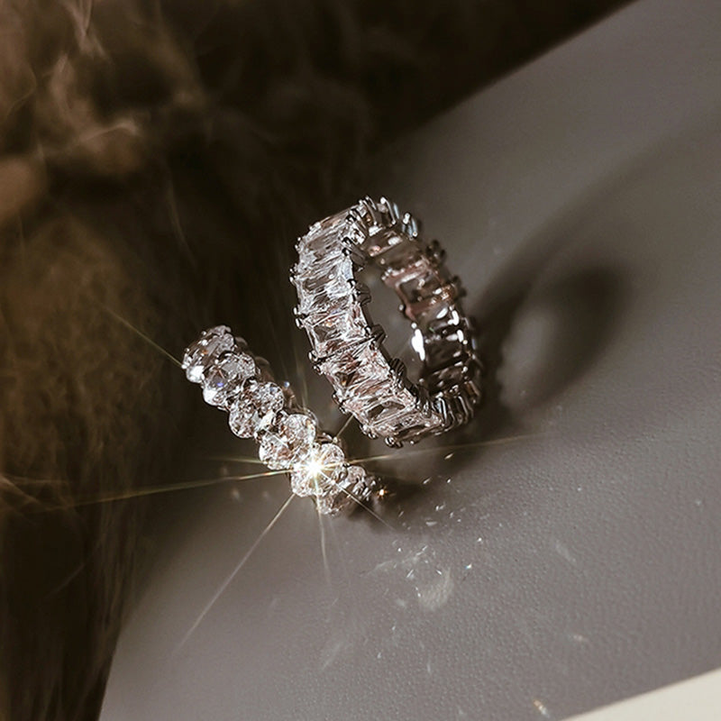 Eternity Sona Simulated Diamond Women's Wedding Band for Gifts