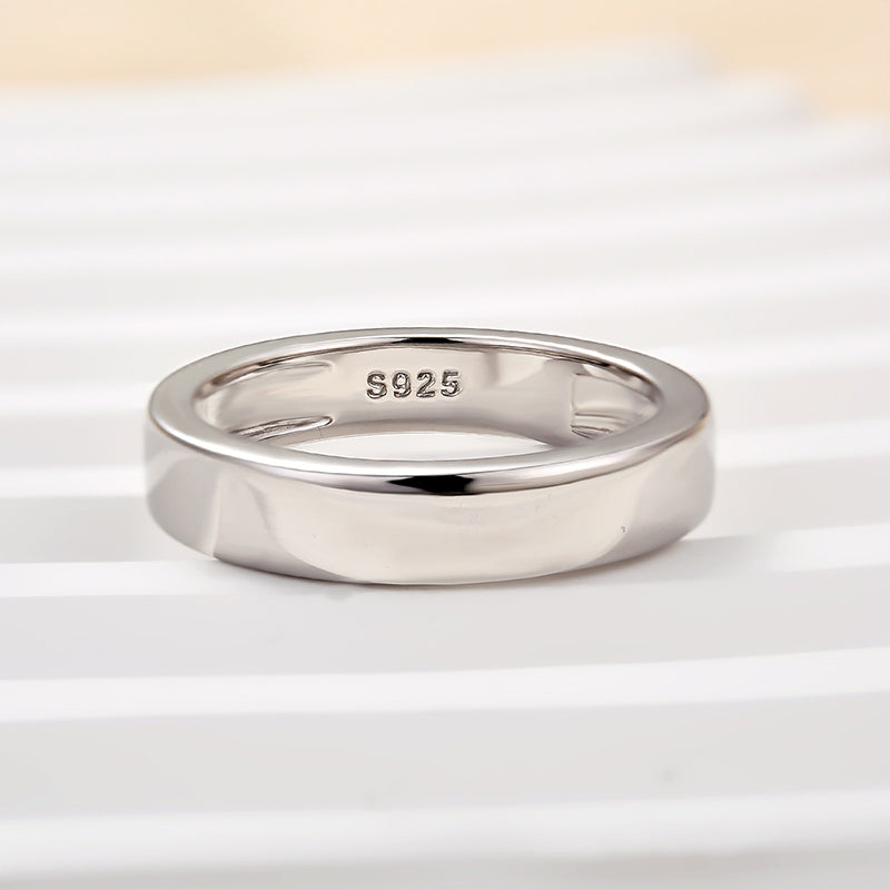 Ahabobo Classic Yellow Gold Wide Wedding Band