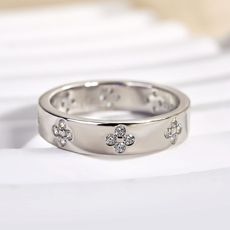 Ahabobo Noble Wide Yellow Gold Wedding Band