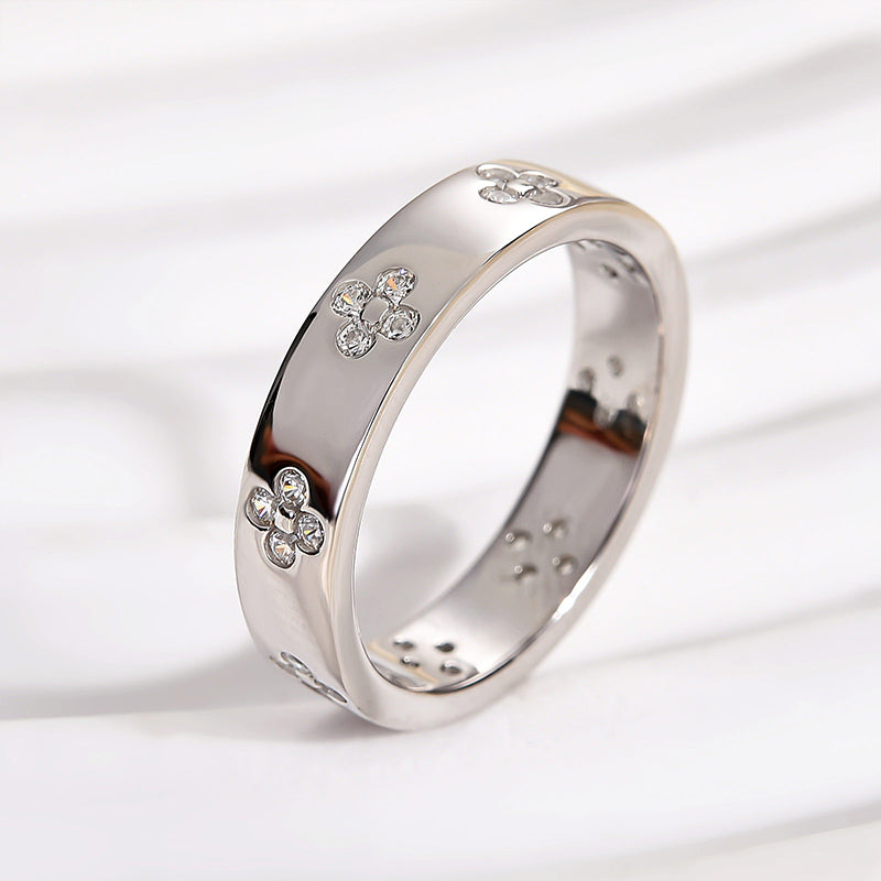 Ahabobo Noble Wide Yellow Gold Wedding Band