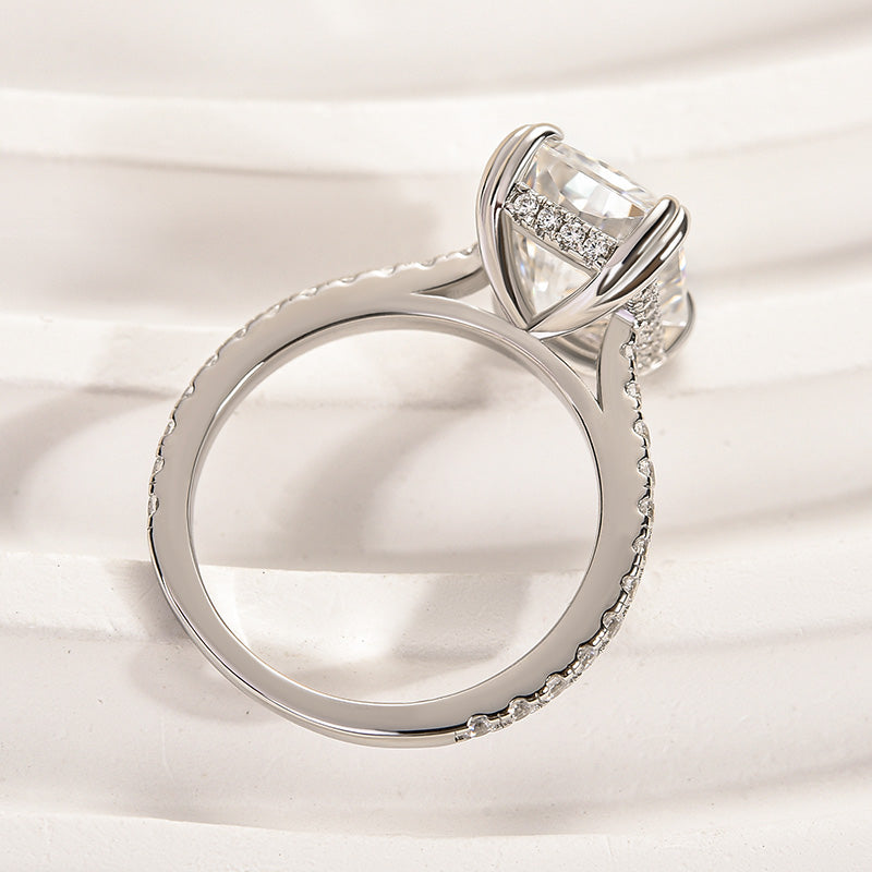 Maxine 4.5 Carat Moissanite Radiant Cut  Engagement Ring