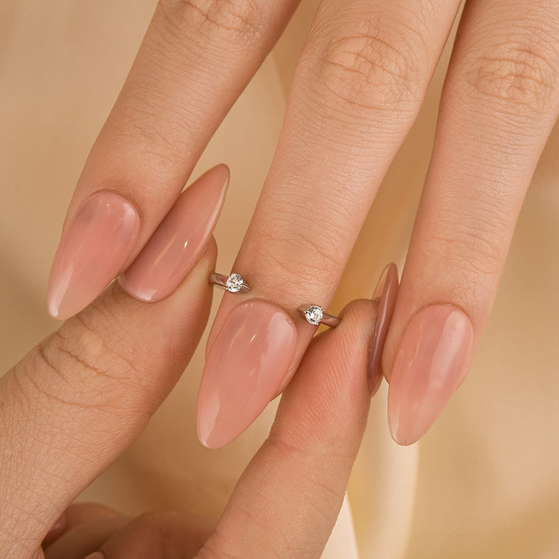 Open Wedding Band In Sterling Silver
