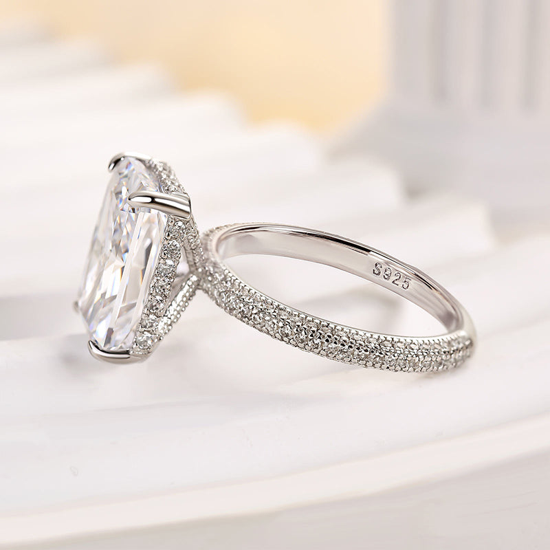 Maxine Elongated Radiant Cut Engagement Ring