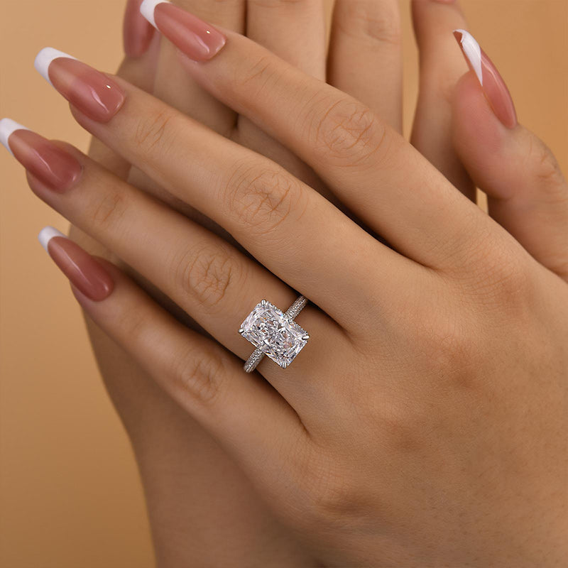 Maxine Elongated Radiant Cut Engagement Ring