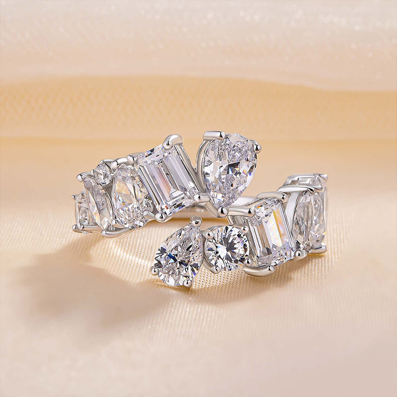Unique Design Wedding Band for Women In Sterling Silver