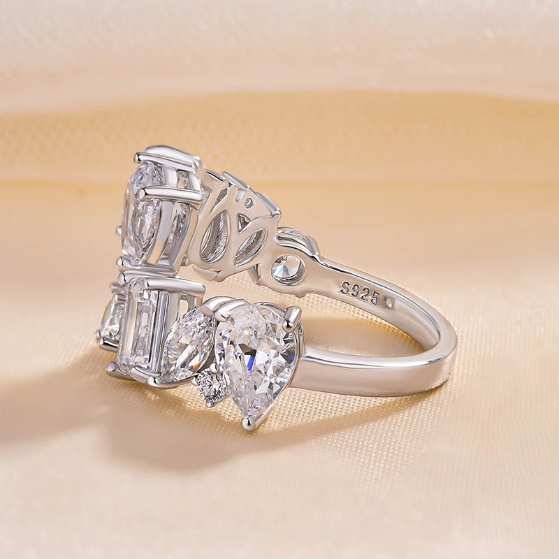 Unique Design Wedding Band for Women In Sterling Silver