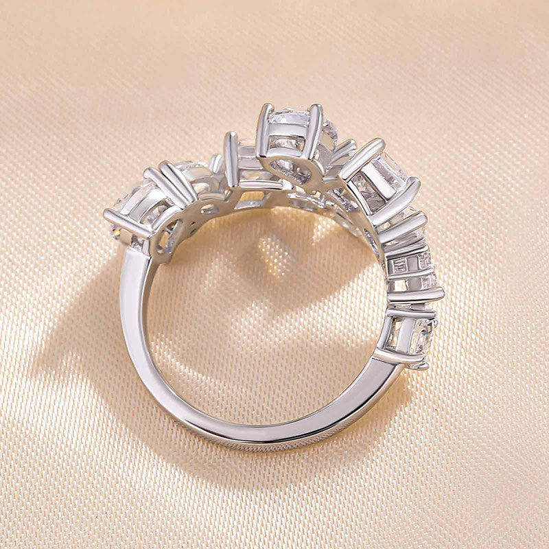 Unique Design Wedding Band for Women In Sterling Silver