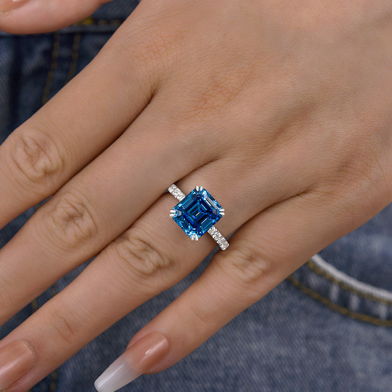 Maxine Noble 4.5Ct Asscher Cut Engagement Ring