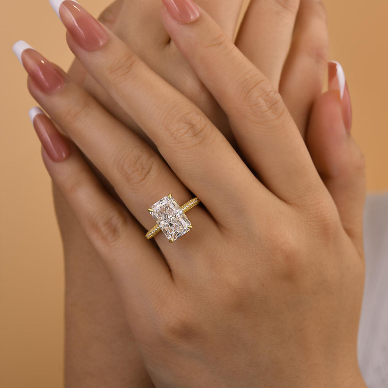 Maxine Elongated Radiant Cut Engagement Ring