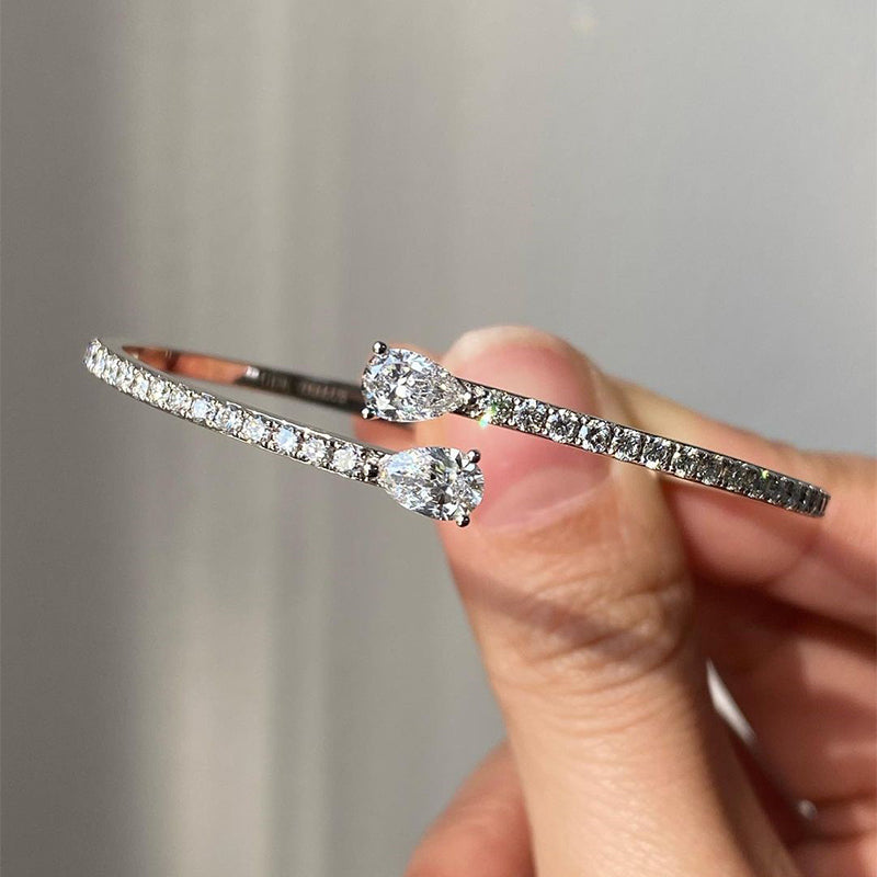 Special Pear Cut Bracelet For Women