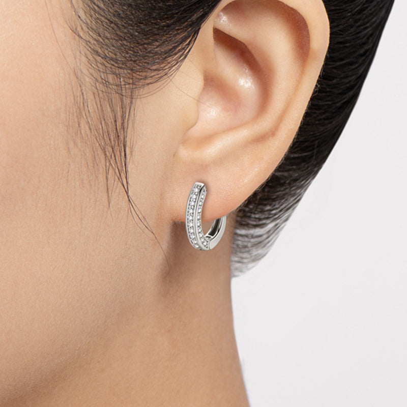 0.2Ct Moissanite Fashion Design Stud Earrings