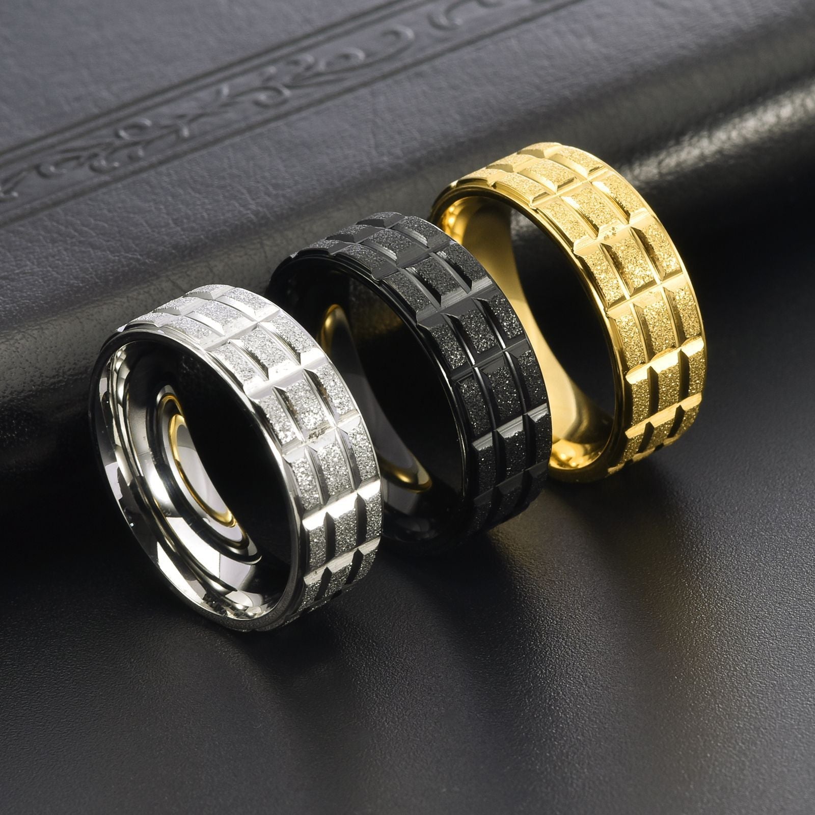 Matte Punk Tungsten Ring For Men