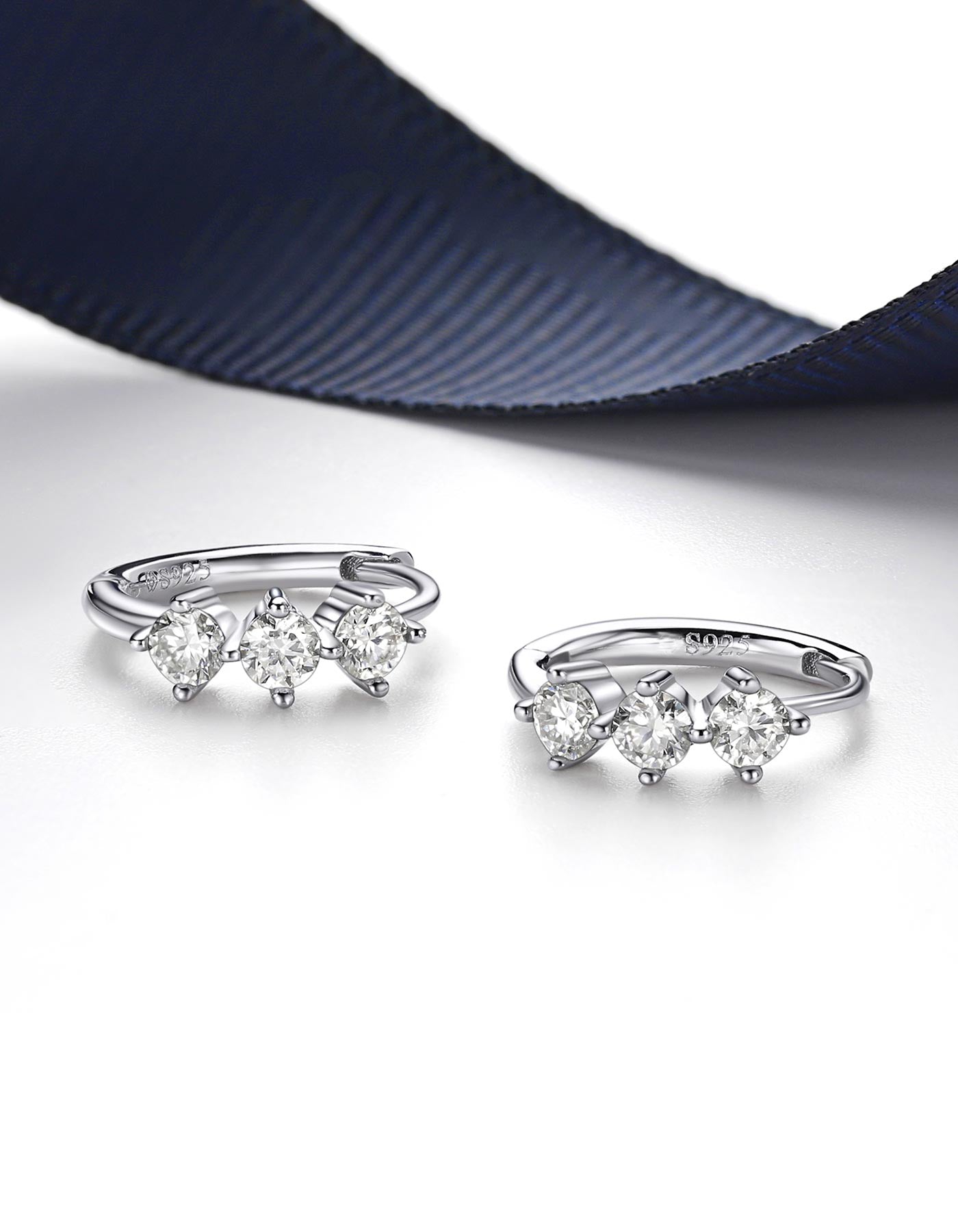 Ahabobo Moissanite Hoop earrings For Women