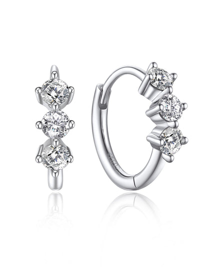 Ahabobo Moissanite Hoop earrings For Women