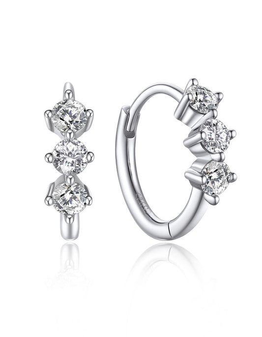 Ahabobo Moissanite Hoop earrings For Women
