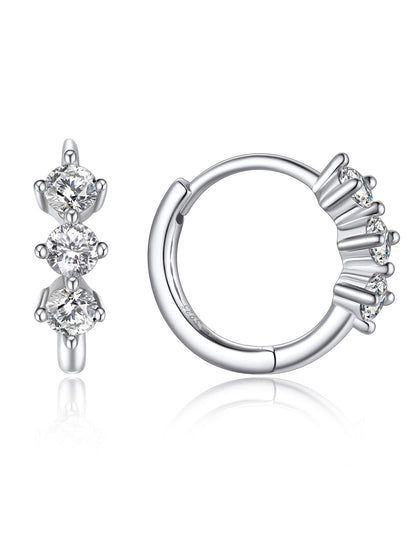 Ahabobo Moissanite Hoop earrings For Women